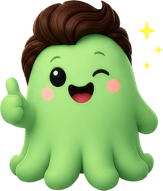Octi giving a thumbs up