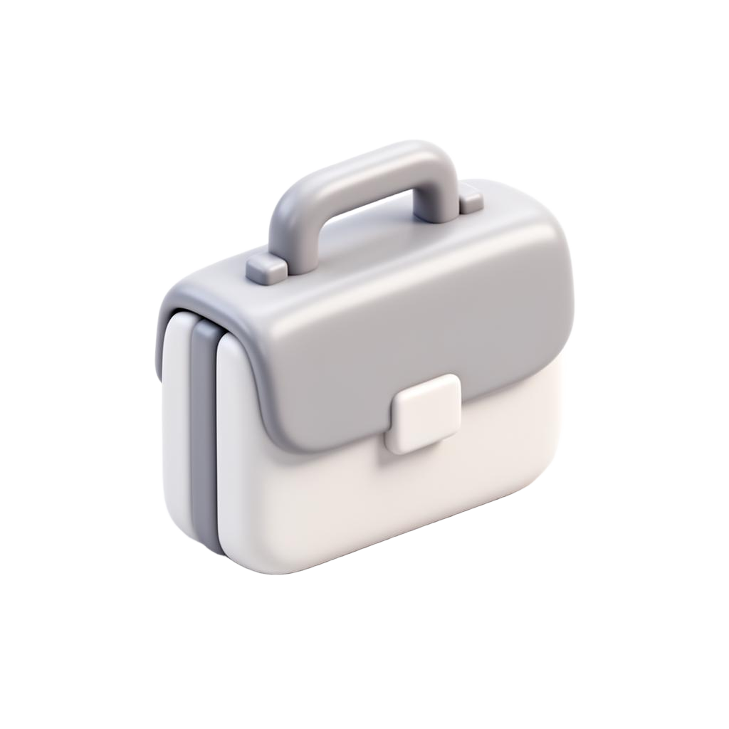Briefcase icon representing career site and hiring