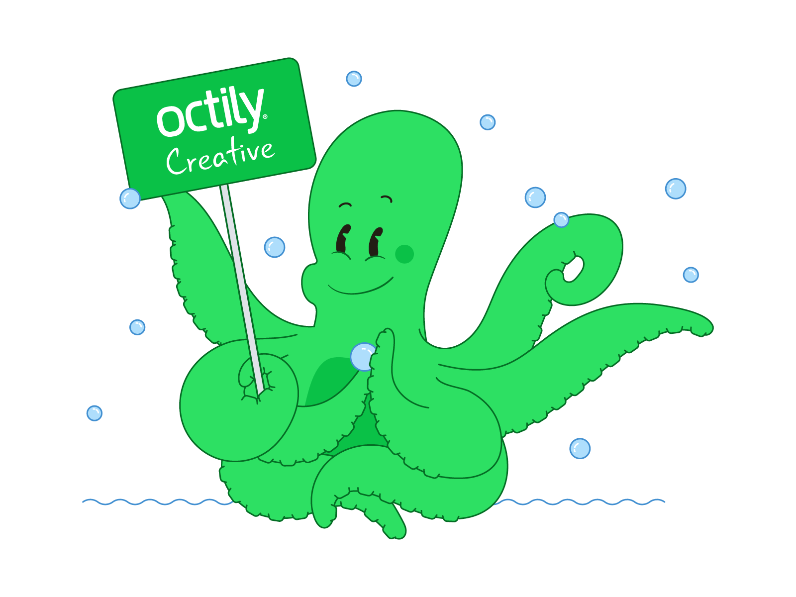 Octily Creative octopus mascot