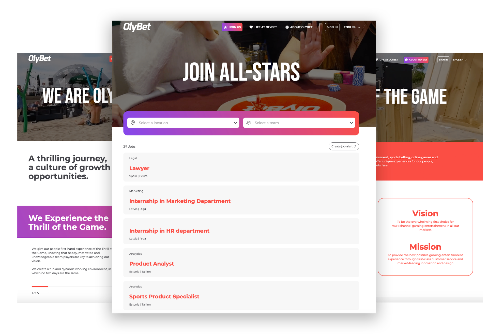 Branded Cornerstone career site with job listings and candidate-focused layout