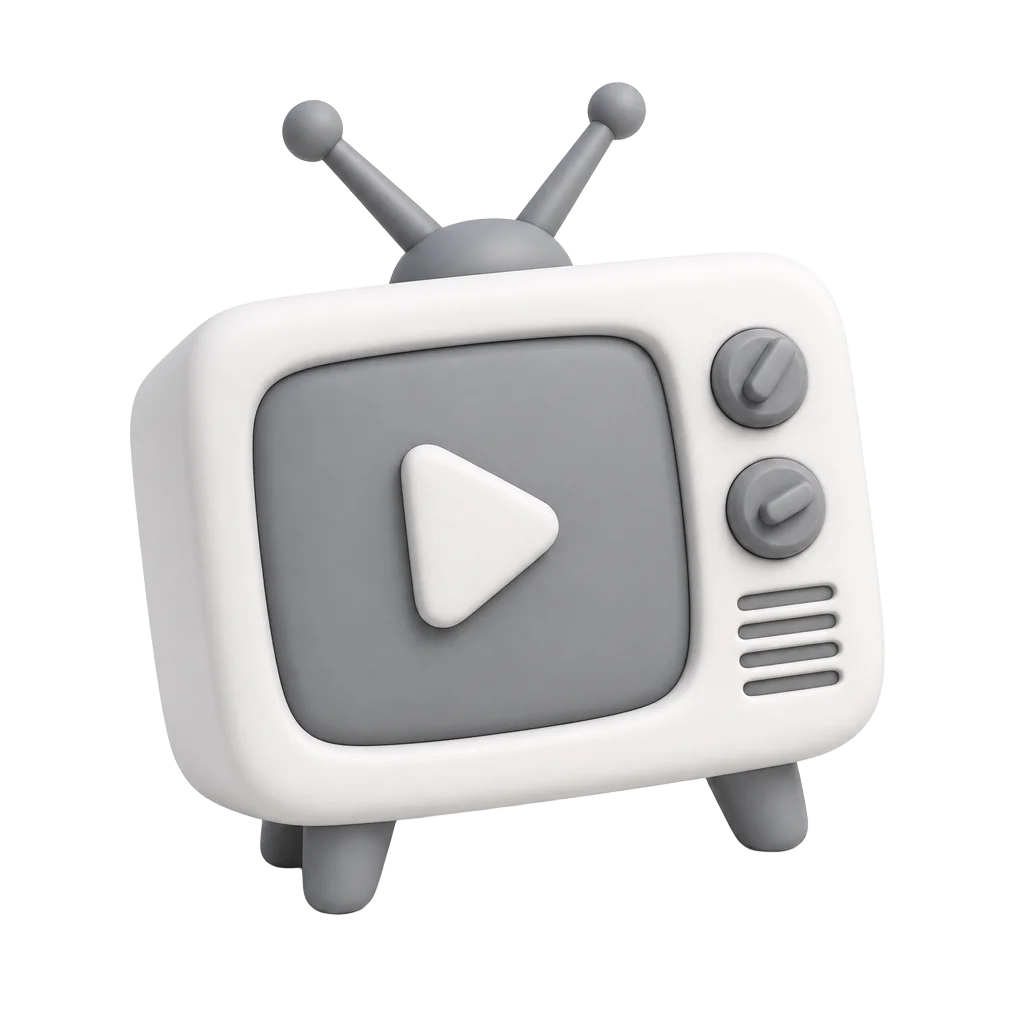 3D broadcast icon representing learning and communication inside Cornerstone EdCast