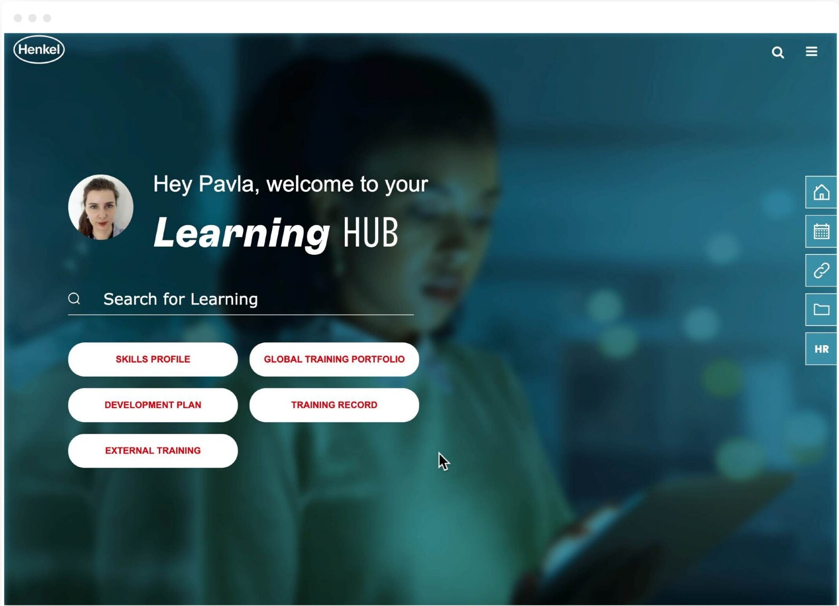 Henkel welcome page feedback impact