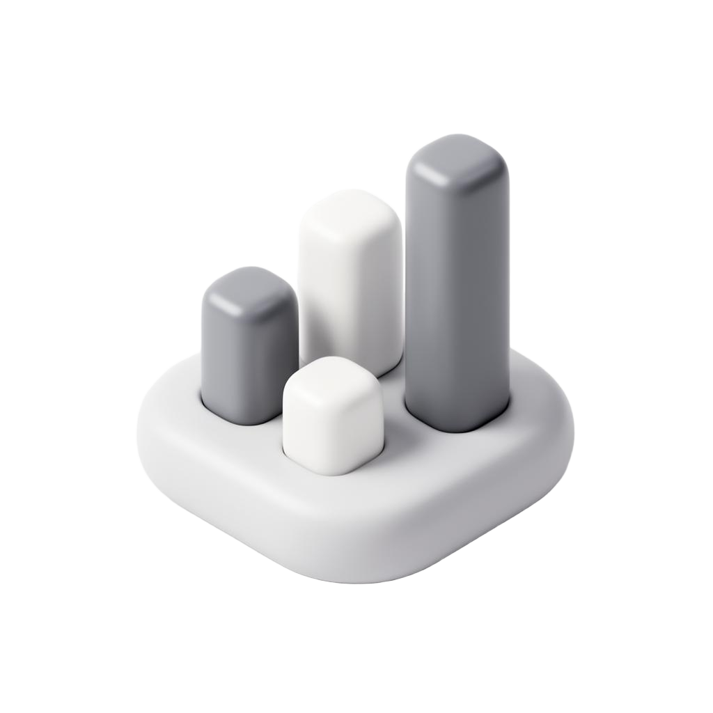 3D graph showing HR analytics trends and performance data