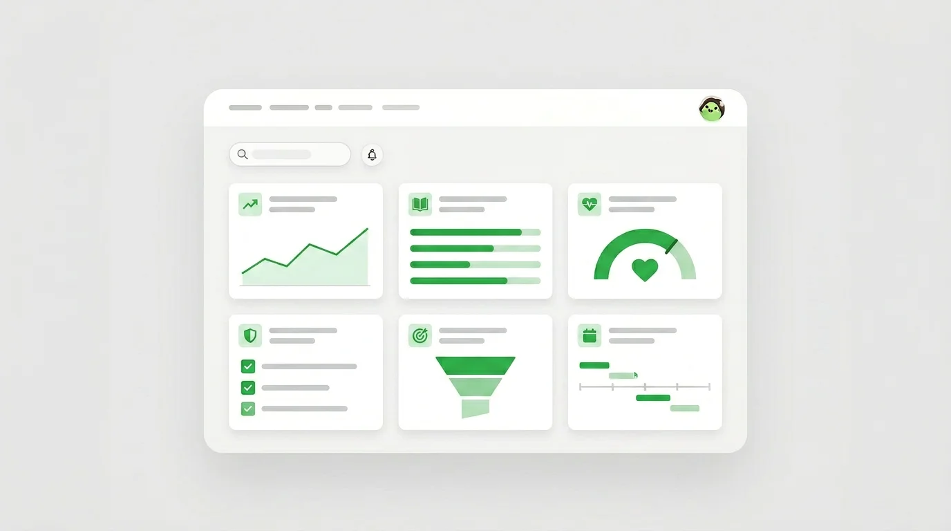 HR analytics dashboard showing performance, engagement, and learning metrics