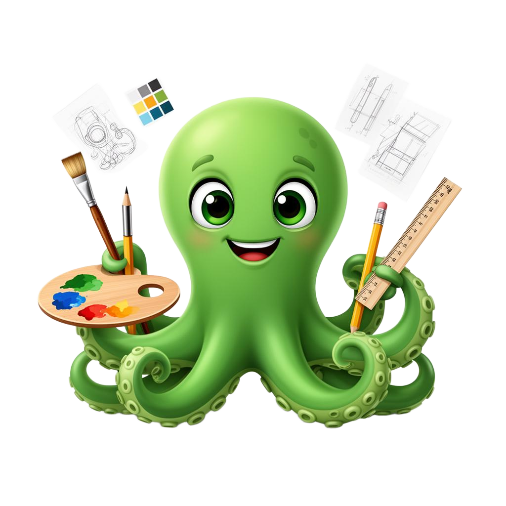 Octily Creative octopus mascot
