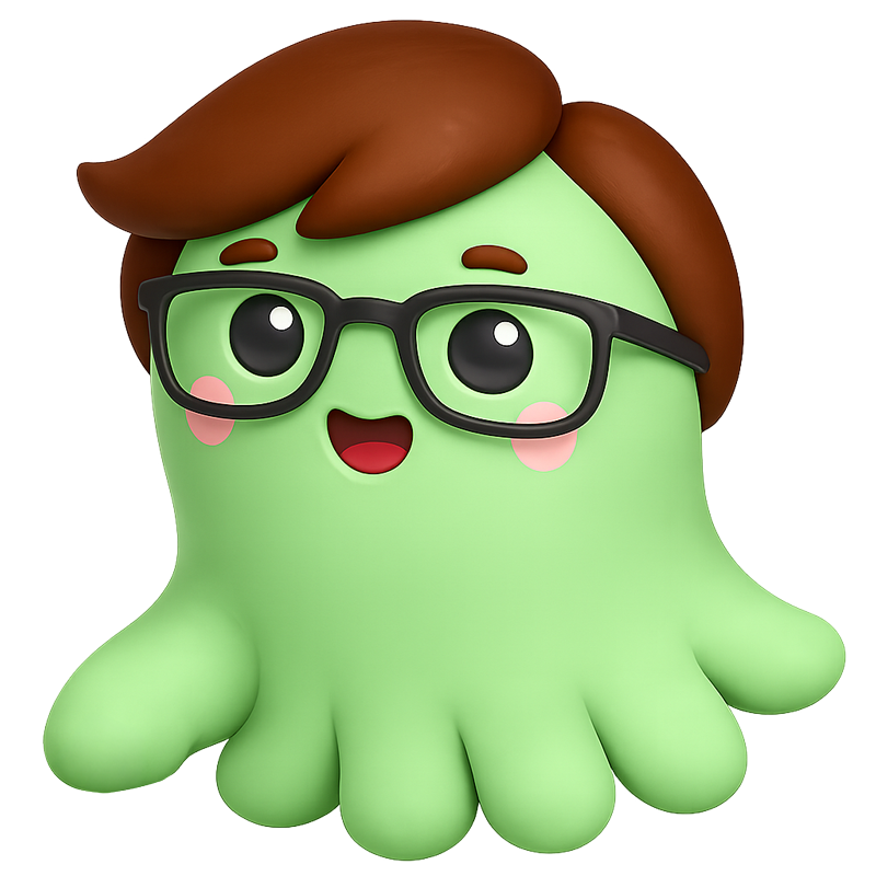 Octi character illustration representing a customized Cornerstone experience