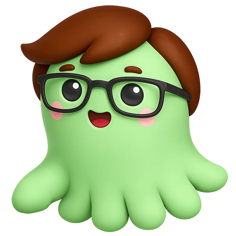 Octi character illustration representing a customized Cornerstone experience