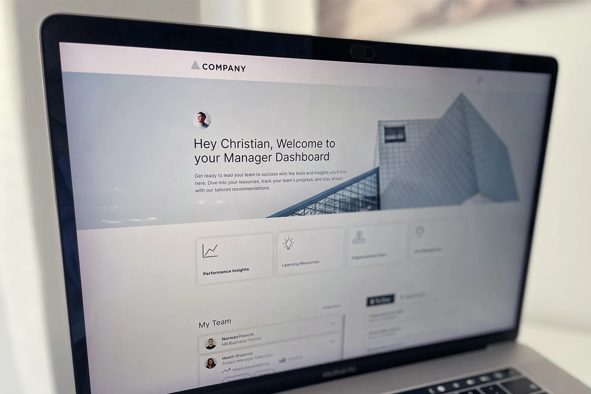 Welcome Page Template