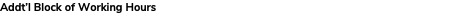 Zusätzlicher Stundenblock